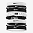 Резинка NIKE FLEX CLASSIC MIXED HAIR TIES 8PK WHITE/BLACK/BLACK OSFM