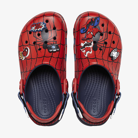 Клоги Crocs Spider-Man     All-Terrain Clog K Navy
