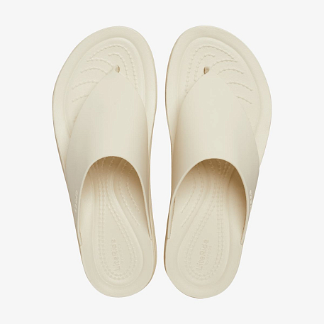 Тапочки Crocs Brooklyn Flip Bone