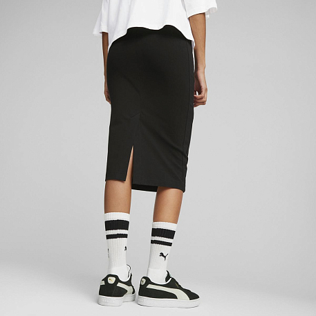 Юбка PUMA T7 Long Skirt PUMA Black