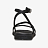 Сандалии Crocs MIAMI    ANKLE    STRAP SANDAL BLK