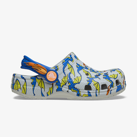 Клоги Crocs Classic Dragon Graphic Clog T Atm