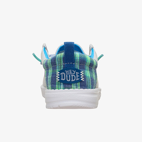 Кроссовки Hey Dude Wally Funk Y Prep Plaid Gr/Mt