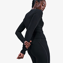 Футболка с длинным рукавом NIKE W NK ONE DF FITTED LSTOP SI WT