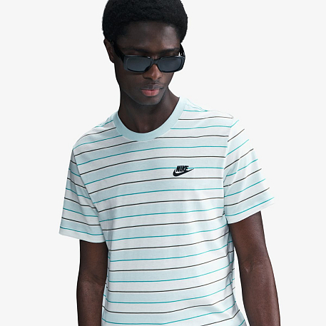 Футболка NIKE M NSW TEE CLUB STRIPE SP25