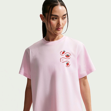 Футболка NIKE W NSW CLSC BF CAFE TOMATO TEE