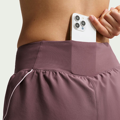 Шорты NIKE W NK TEMPO FLW SWSH MR DF SHRT