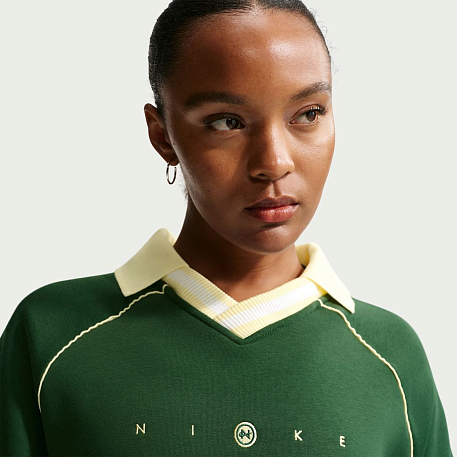 Поло NIKE W NSW PHNX FLC OS GX POLO TOP