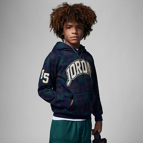 Толстовка Jordan Essentials PLAID Pullover Hoodie