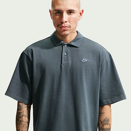 Поло NIKE M NK CLUB JERSEY POLO WASHED