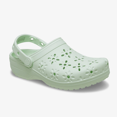 Клоги CROCS Classic  Floral  Cut  Out Clog Chk
