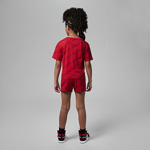 Костюм Jordan ESSENTIAL Long-Sleeve All Over Print SHORT SET