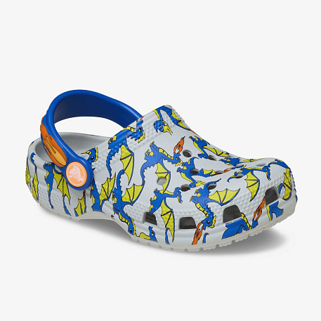 Клоги Crocs Classic Dragon Graphic Clog T Atm