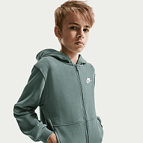 Толстовка NIKE K NSW CLUB FT HD FZ LS LBR