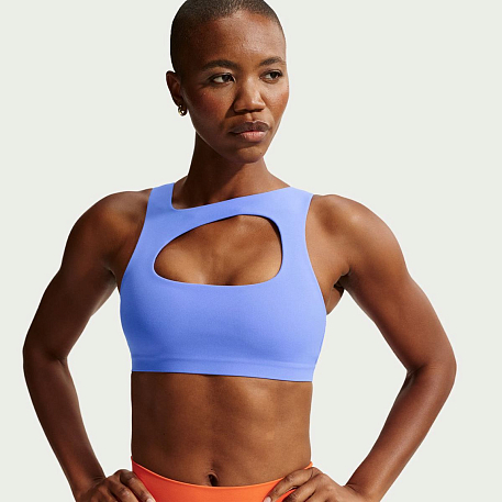 Топ NIKE W NK DF ZENVY BRA CS SSNL