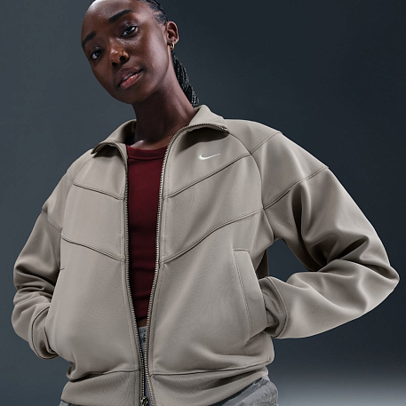 Толстовка NIKE W NSW NK WR POLY KNIT JKT