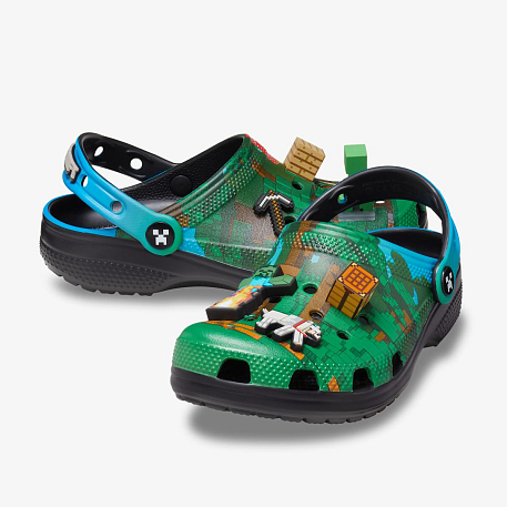 Клоги Crocs MINECRAFT  CLS  CLG  K MLT