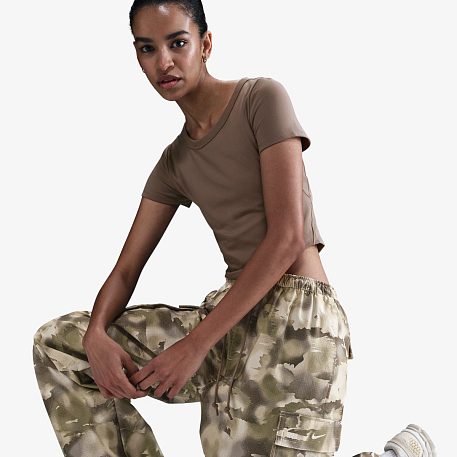 Брюки NIKE W NSW CAMO CARGO PANT DANCE