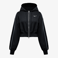 Толстовка NIKE W NSW PHNX FLC LSE CROP FZ HDY