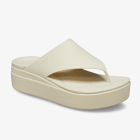 Тапочки Crocs Brooklyn Flip Bone