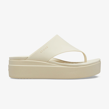 Тапочки Crocs Brooklyn Flip Bone