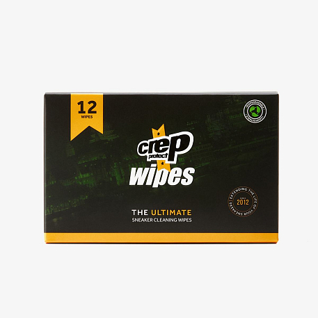 Одноразовые салфетки для обуви (12 шт/уп.) CREP PROTECT WIPES : BIODEGRADABLE (EAN) (12 PACK)