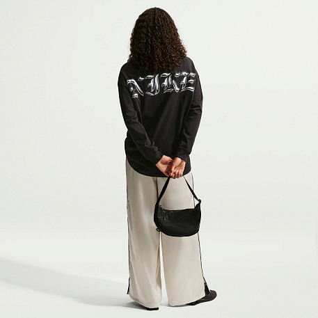 Футболка с длинным рукавом NIKE W NSW CLASSIC LS TEE BRB CHRME