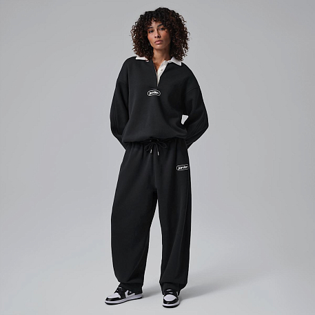 Футболка с длинным рукавом JORDAN W J FLT FLC RUGBY TOP