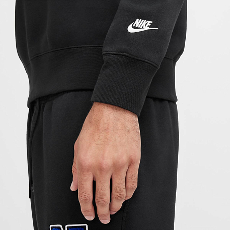 Толстовка NIKE M NK CLUB BB CREW LETTERS