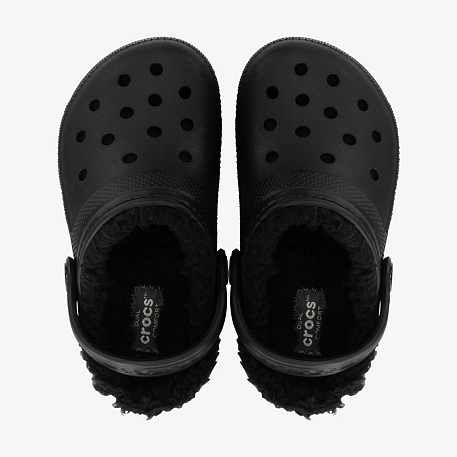 Клоги CROCS Classic Lined Clog T Blk/Blk