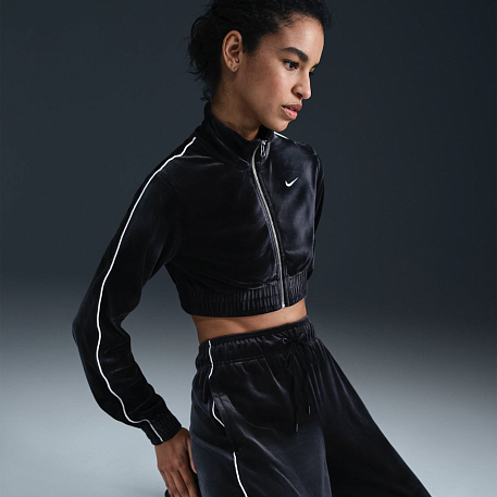 Толстовка NIKE W NSW CLLCTN VELOUR FZ TOP OFL