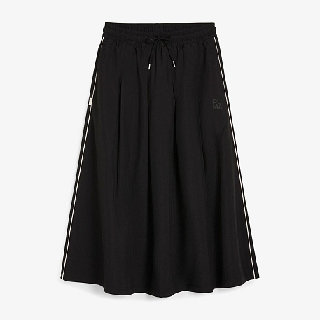 Юбка PUMA INFUSE PLEATED MIDI SKIRT PUMA BLACK
