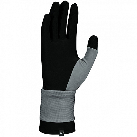 Перчатки для бега Nike TRANSFORM RUNNING GLOVES SMOKE GREY/BLACK/SILVER S