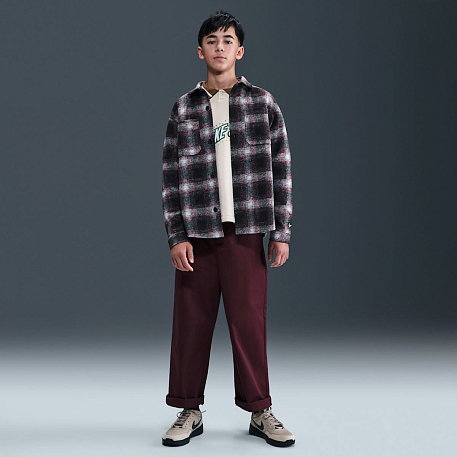 Рубашка NIKE K SB LS BUTTON DWN