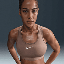 Топ NIKE W NK SWSH MED SPT BRA