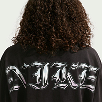 Футболка с длинным рукавом NIKE W NSW CLASSIC LS TEE BRB CHRME