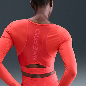 Футболка с длинным рукавом NIKE W NP DF LS TOP GG SHINE