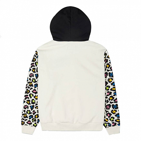 Толстовка Converse Stand Out Leopard Sleeve Go To Hoodie
