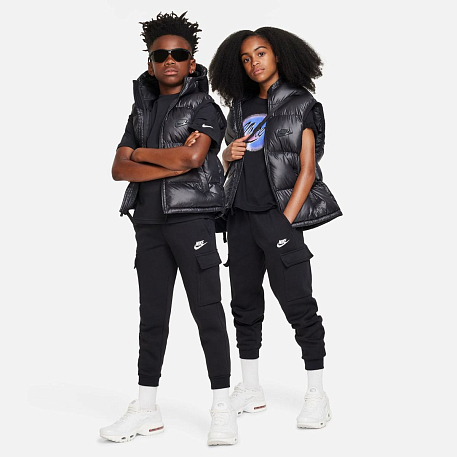 Брюки NIKE K NSW CLUB FLC CRGO PNT LBR