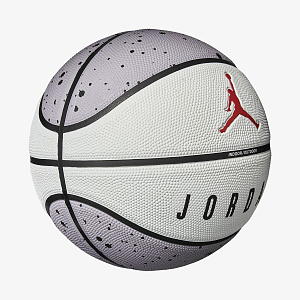 Мяч баскетбольный JORDAN PLAYGROUND 2.0 8P DEFLATED CEMENT GREY/WHITE/BLACK/FIRE RED 05