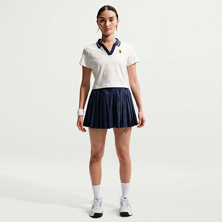 Футболка NIKE W NKCT DF CRT CLTN CROP POLO