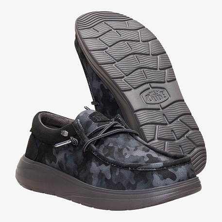 Кроссовки Hey Dude Wally COMF Worn Twill BBOG