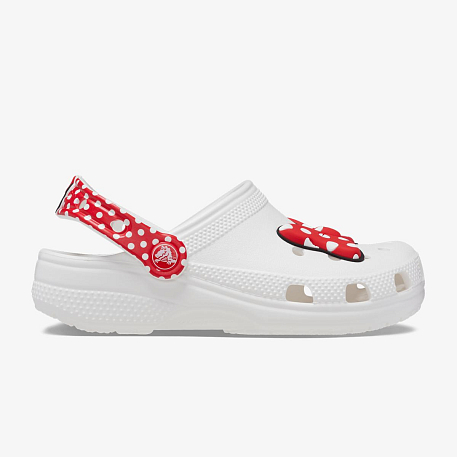 Клоги Crocs Disney  Minnie  Mouse  Cls Clg T Whi/Red