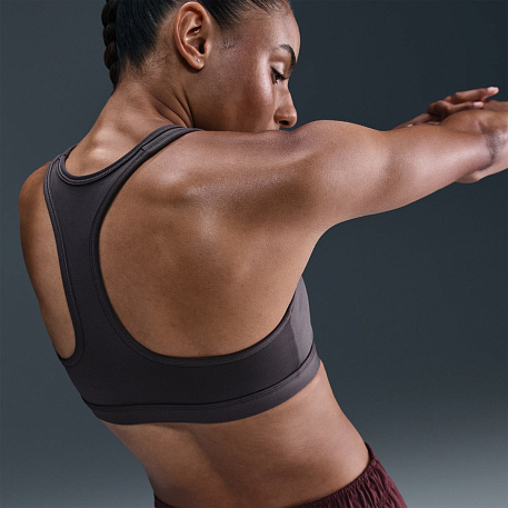 Топ NIKE W NK SWSH MED SPT BRA