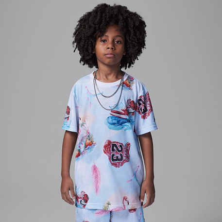 Футболка JDB JORDAN FLAMINGO AOP SS TEE / JDB JORDAN FLAMINGO AOP SS
