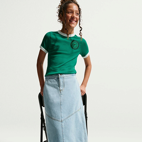 Юбка NIKE G NSW CLN DENIM MIDI SKIRT