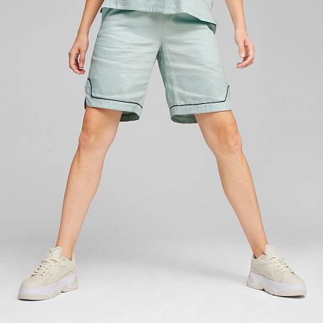 Шорты PUMA INFUSE WOVEN SHORTS TURQUOISE SURF