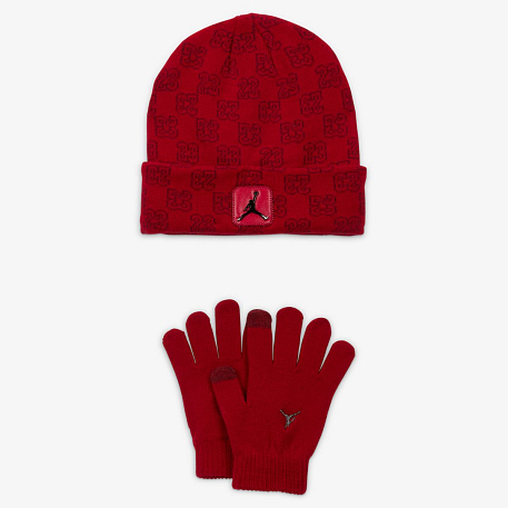 Набор:шапка,перчатки JORDAN JAN MONOGRAM BEANIE SET