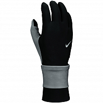 Перчатки для бега Nike TRANSFORM RUNNING GLOVES SMOKE GREY/BLACK/SILVER S