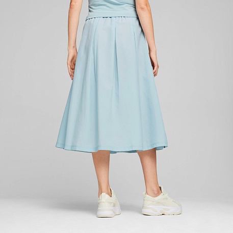 Юбка Puma INFUSE Pleated Midi Skirt Turquoise Surf